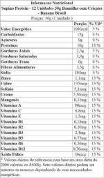 Banana Brasil Display Barra De Proteína Supino Protein Baunilha Com Crispies - 12 Unidades De 30G - Imagem 2