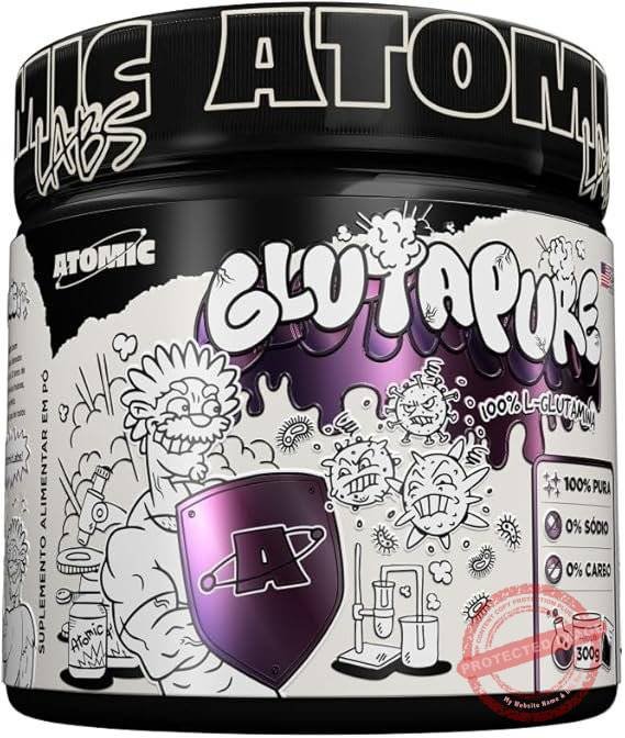 Gluta-Pure-Atomic-Labs-300g-de-L-Glutamina-pura-para-fortalecimento-muscular-e-recuperacao-pos-treino.jpg Gluta Pure Atomic Labs - 300g de L-Glutamina pura para fortalecimento muscular e recuperação pós-treino - Imagem 1