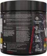 Pré-Treino Venom Underground Dark Lab 300g, Maçã Verde, Estímulo Físico e Mental - Imagem 2